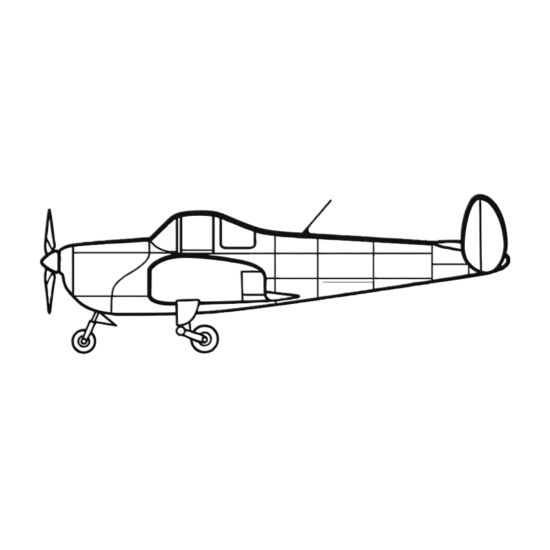 Ercoupe 415 Die Cut Metal Wall Art - Sign - Pilot gifts - WWII warbird t-shirt