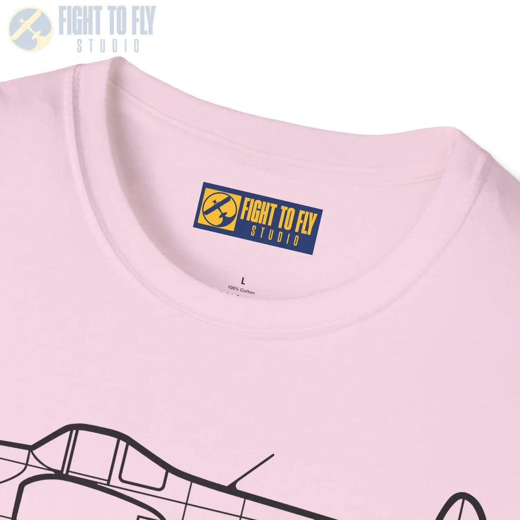 Ercoupe 415 Side Profile T-Shirt - Pilot gifts - WWII warbird t-shirt