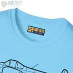 Ercoupe 415 Side Profile T-Shirt - Pilot gifts - WWII warbird t-shirt
