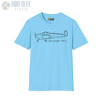 Ercoupe 415 Side Profile T-Shirt - Pilot gifts - WWII warbird t-shirt