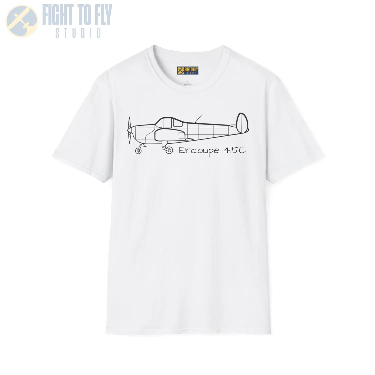 Ercoupe 415 Side Profile T Shirt Pilot gifts WWII warbird t shirt