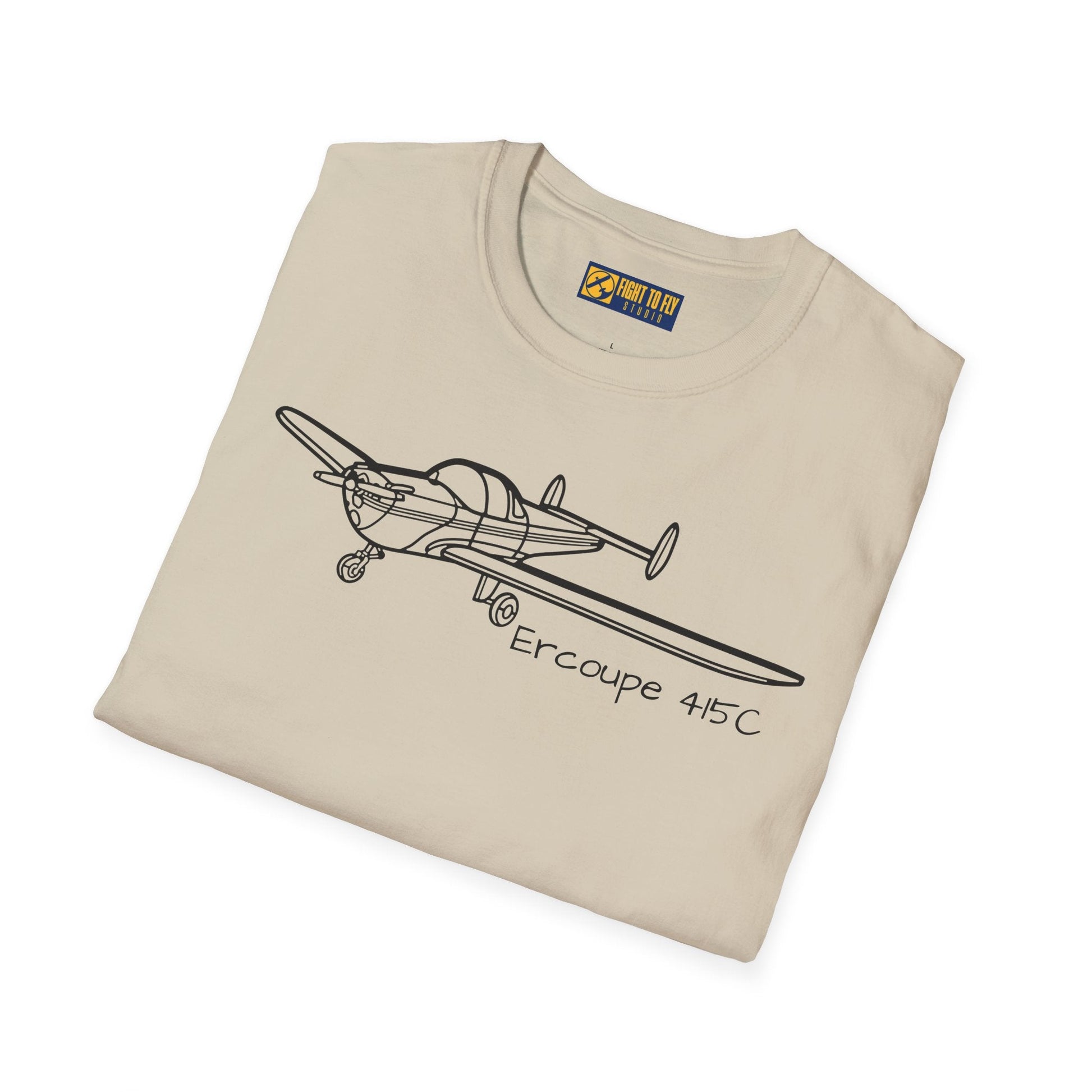Ercoupe 415 T-Shirt – Vintage Aircraft Aviation Tee - Gifts for pilots - apparel