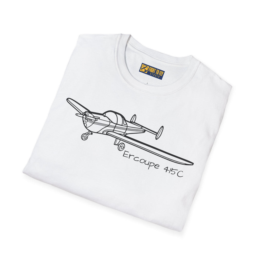 Ercoupe 415 T-Shirt – Vintage Aircraft Aviation Tee - Gifts for pilots - apparel