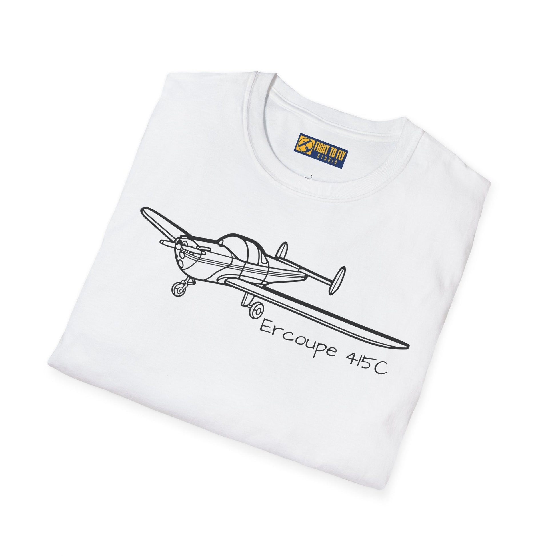 Ercoupe 415 T-Shirt – Vintage Aircraft Aviation Tee - Gifts for pilots - apparel