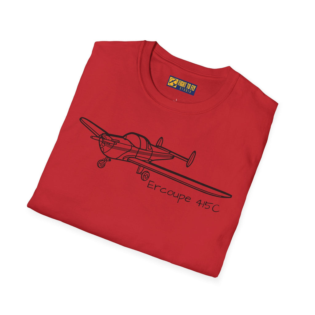 Ercoupe 415 T-Shirt – Vintage Aircraft Aviation Tee - Gifts for pilots - apparel