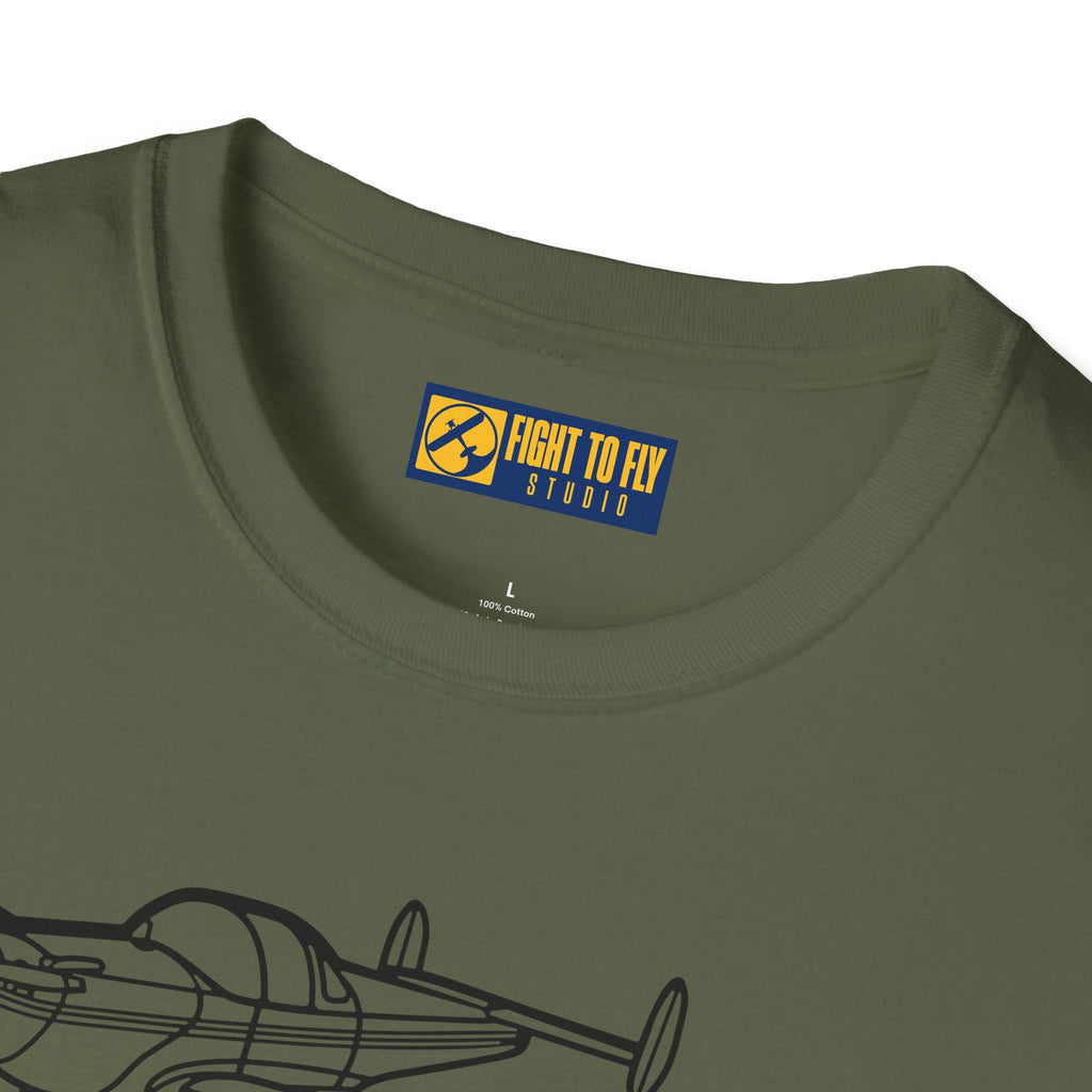 Ercoupe 415 T-Shirt – Vintage Aircraft Aviation Tee - Gifts for pilots - apparel