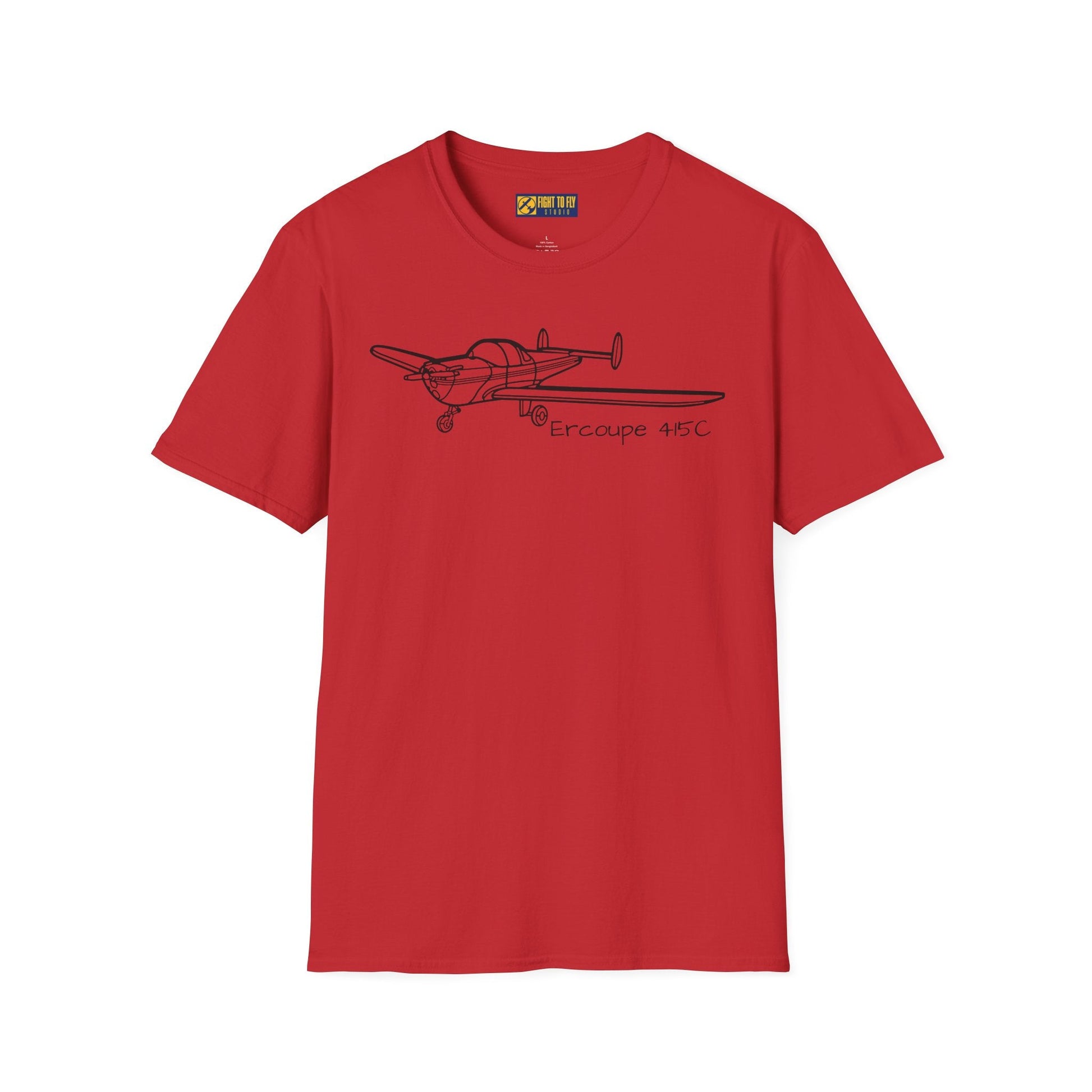 Ercoupe 415 T-Shirt – Vintage Aircraft Aviation Tee - Gifts for pilots - apparel