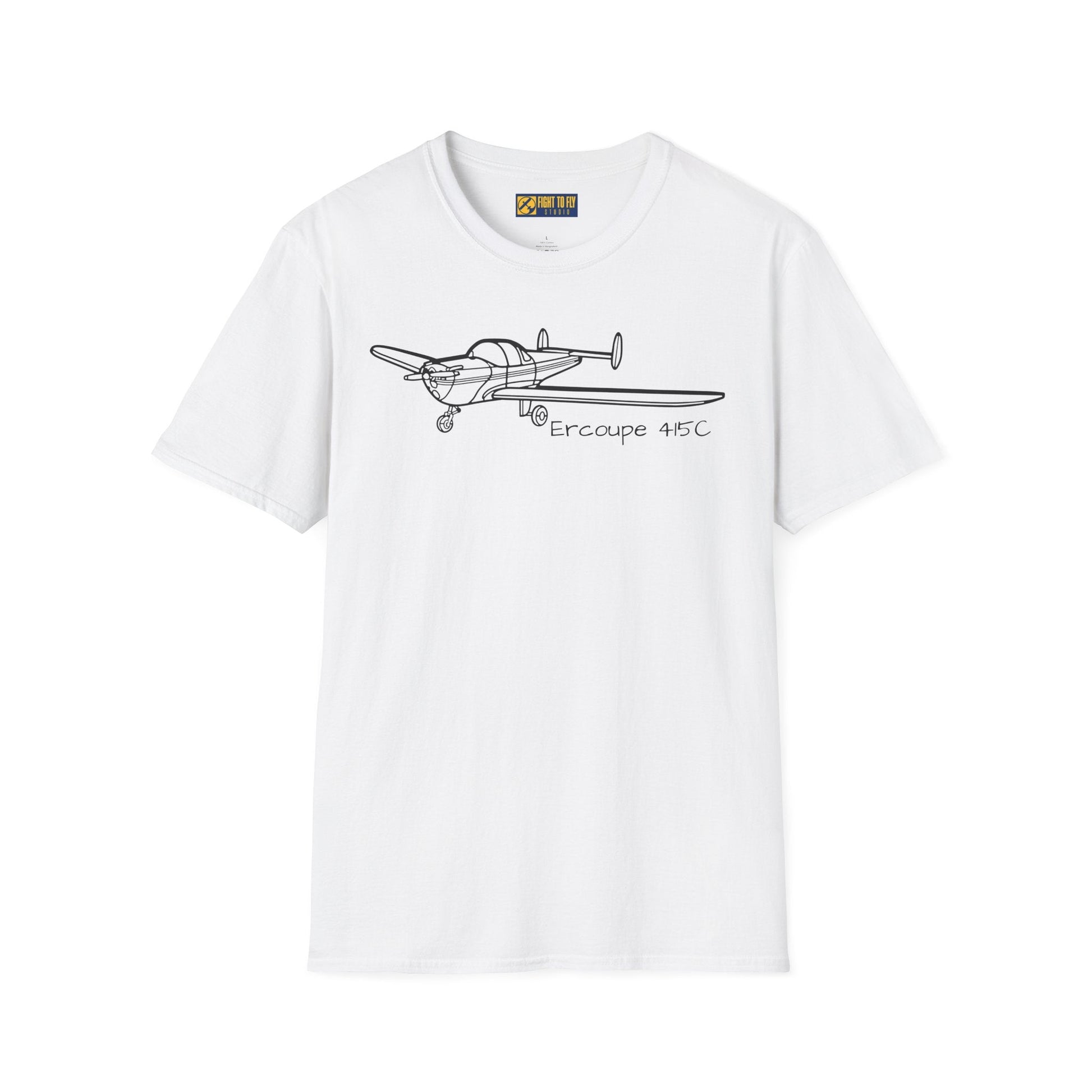 Ercoupe 415 T-Shirt – Vintage Aircraft Aviation Tee - Gifts for pilots - apparel