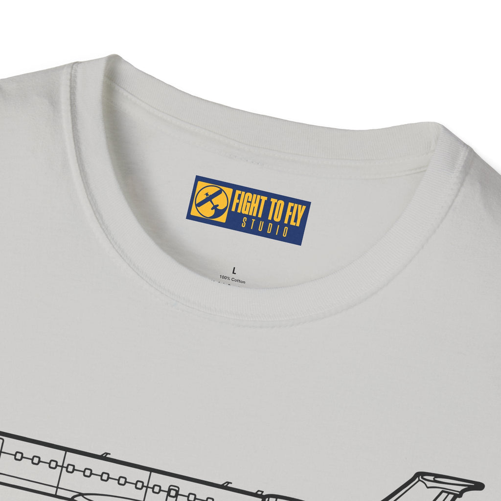ERJ-135 T-Shirt – Regional Jet Airliner Aviation Tee - Pilot gifts - WWII warbird t-shirt