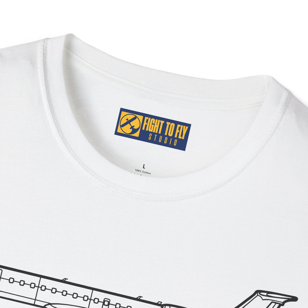 ERJ-135 T-Shirt – Regional Jet Airliner Aviation Tee - Pilot gifts - WWII warbird t-shirt