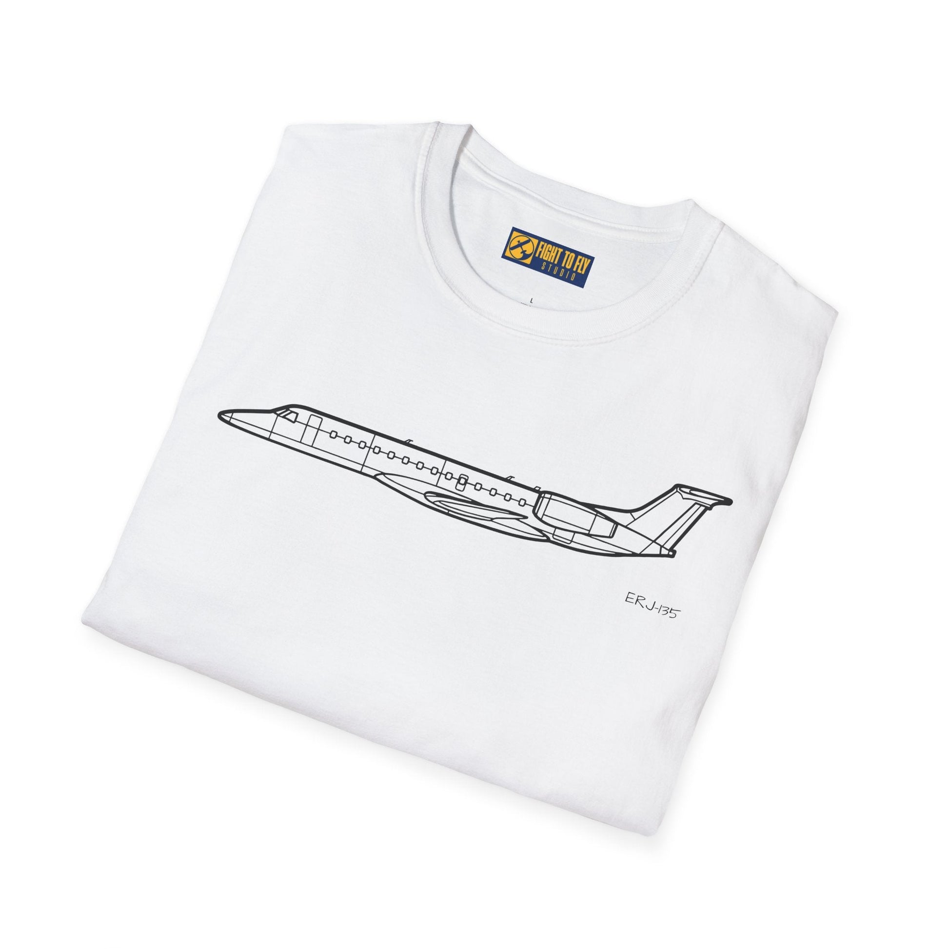 ERJ-135 T-Shirt – Regional Jet Airliner Aviation Tee - Pilot gifts - WWII warbird t-shirt