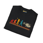 Evolution of Man T-Shirt - Pilot gifts - WWII warbird t-shirt