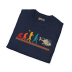 Evolution of Man T-Shirt - Pilot gifts - WWII warbird t-shirt