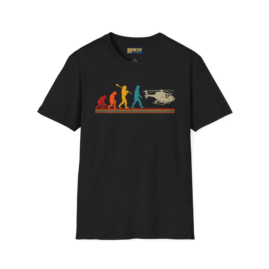 Evolution of Man T-Shirt - Pilot gifts - WWII warbird t-shirt