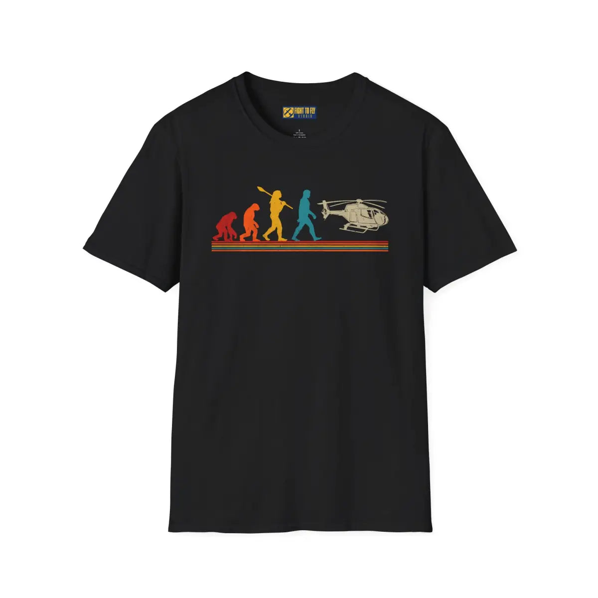 Evolution of Man T-Shirt - Pilot gifts - WWII warbird t-shirt