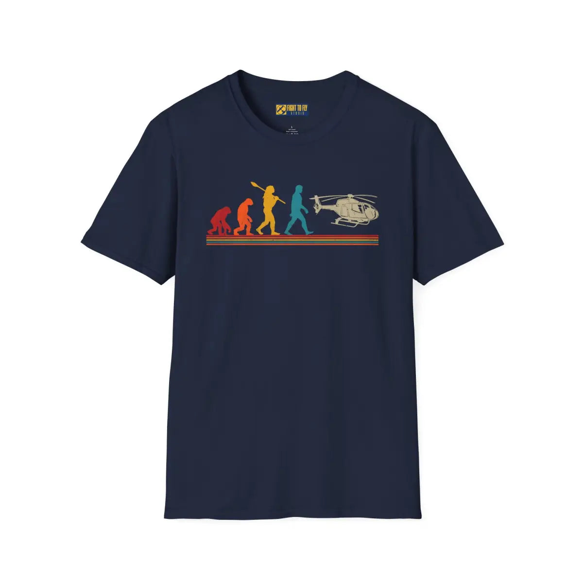 Evolution of Man T-Shirt - Pilot gifts - WWII warbird t-shirt