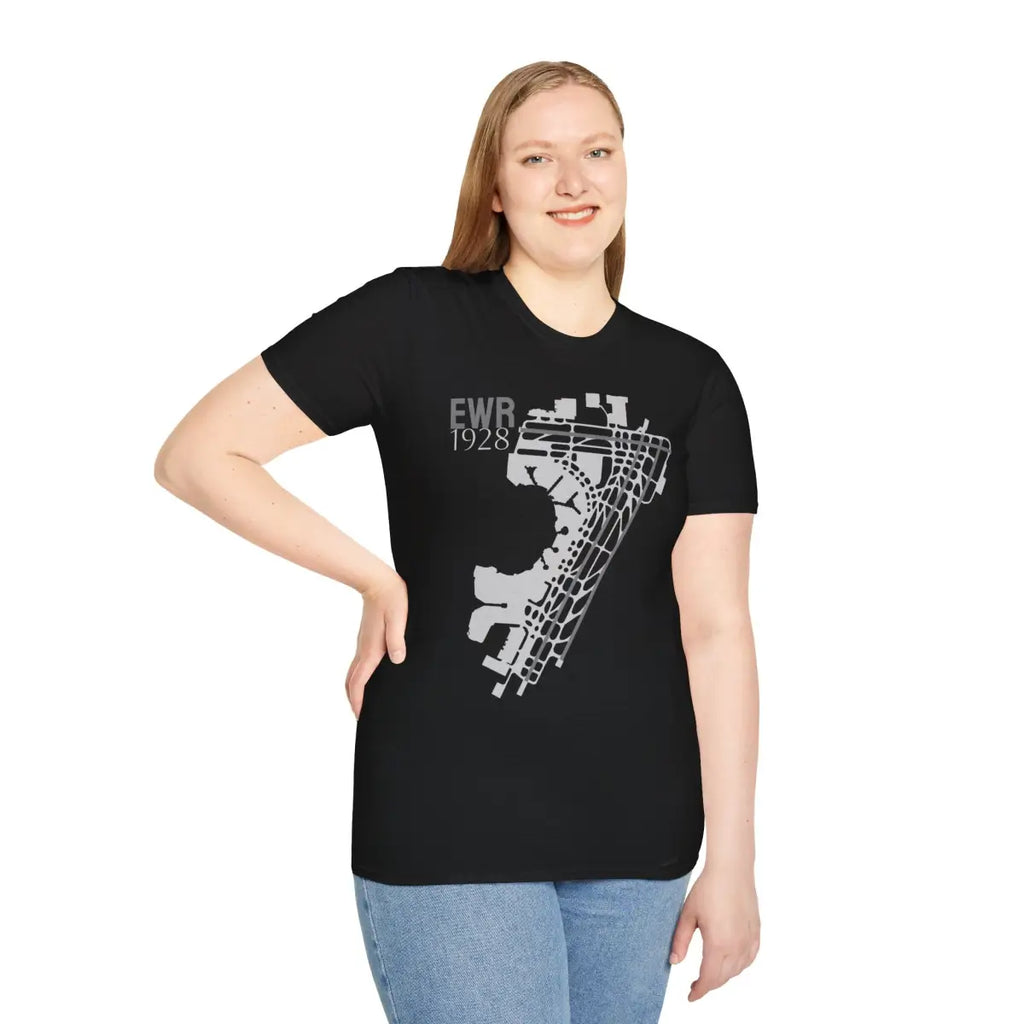 EWR Newark Liberty International 1928 - Tee - T-Shirt - Gifts for pilots - Aviation apparel