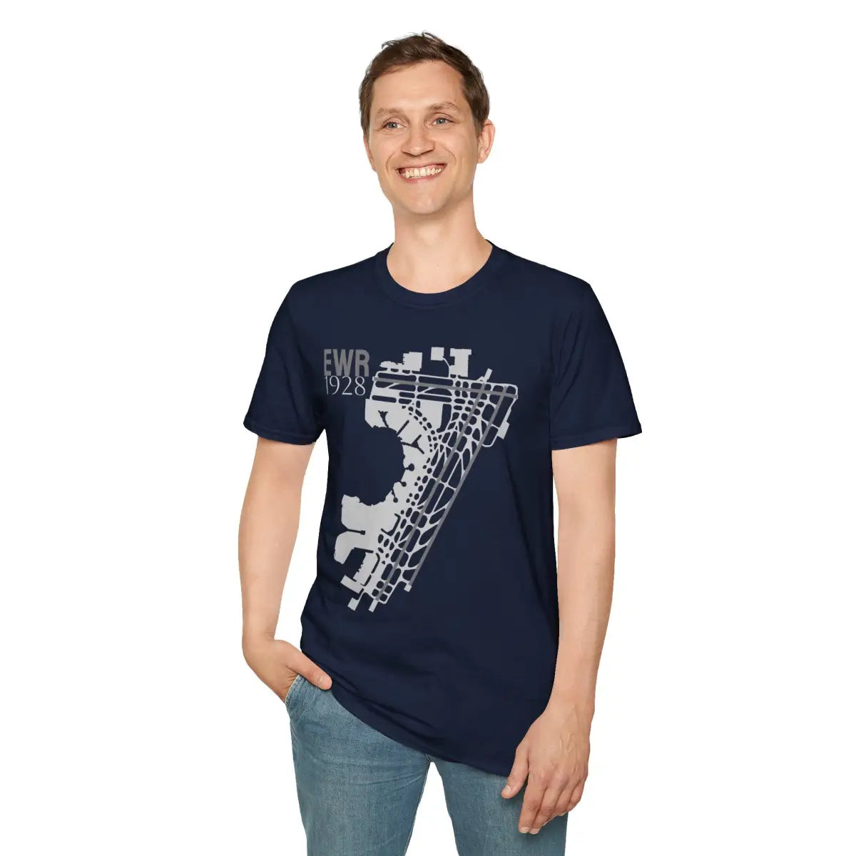 EWR Newark Liberty International 1928 - Tee - T-Shirt - Gifts for pilots - Aviation apparel