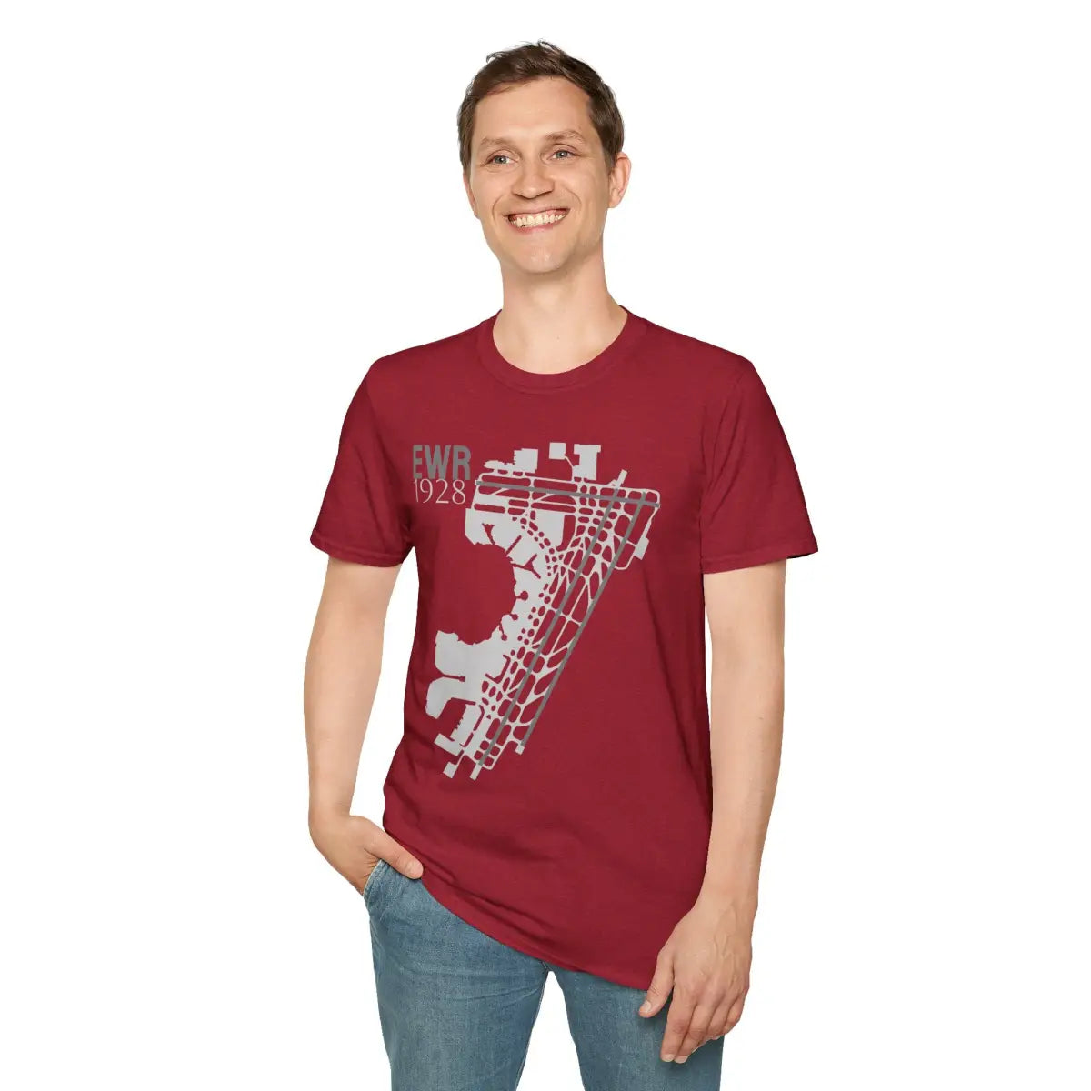 EWR Newark Liberty International 1928 - Tee - T-Shirt - Gifts for pilots - Aviation apparel