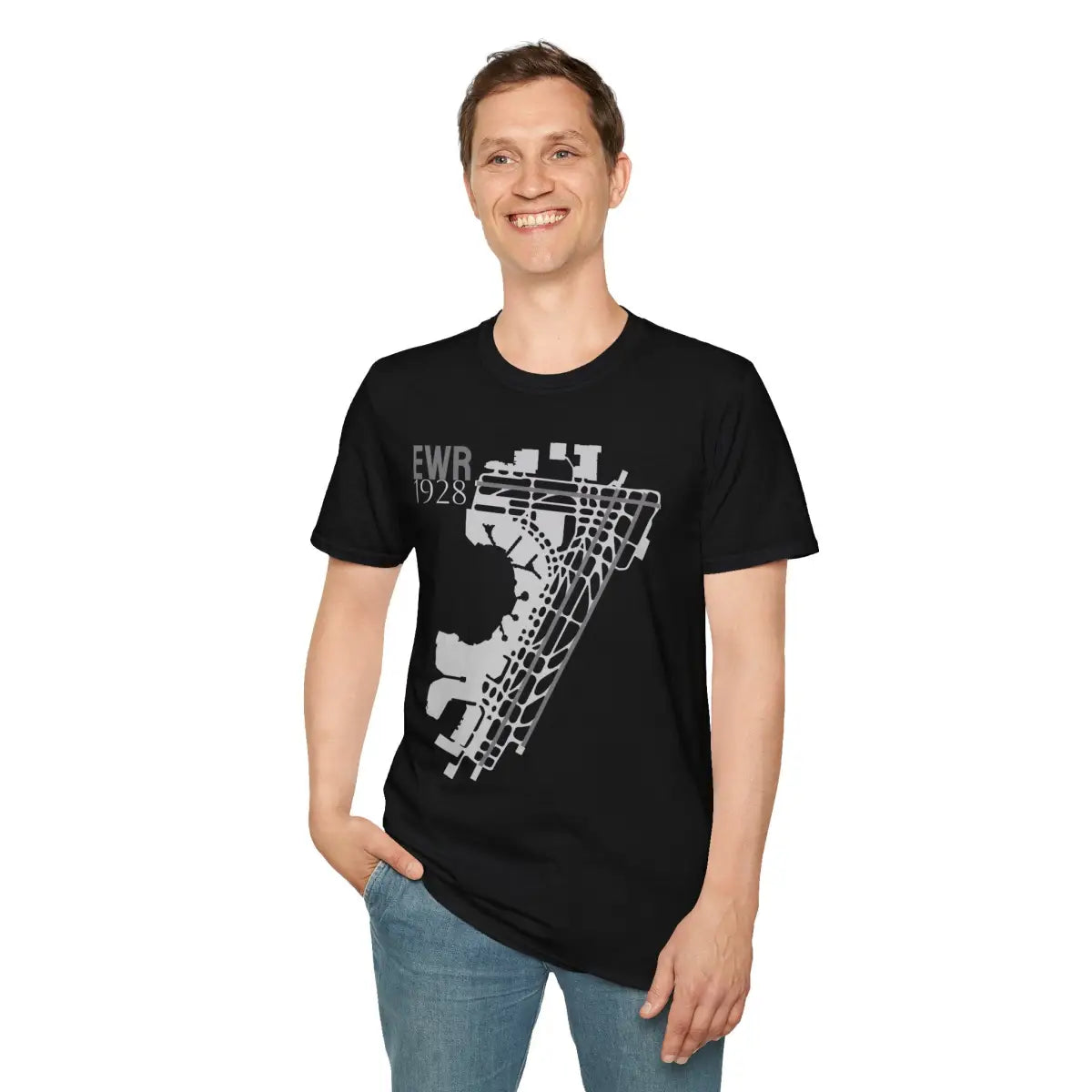 EWR Newark Liberty International 1928 - Tee - T-Shirt - Gifts for pilots - Aviation apparel