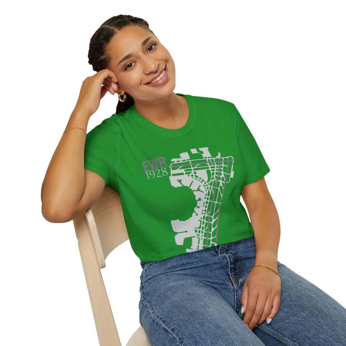 EWR Newark Liberty International 1928 - Tee - T-Shirt - Gifts for pilots - Aviation apparel