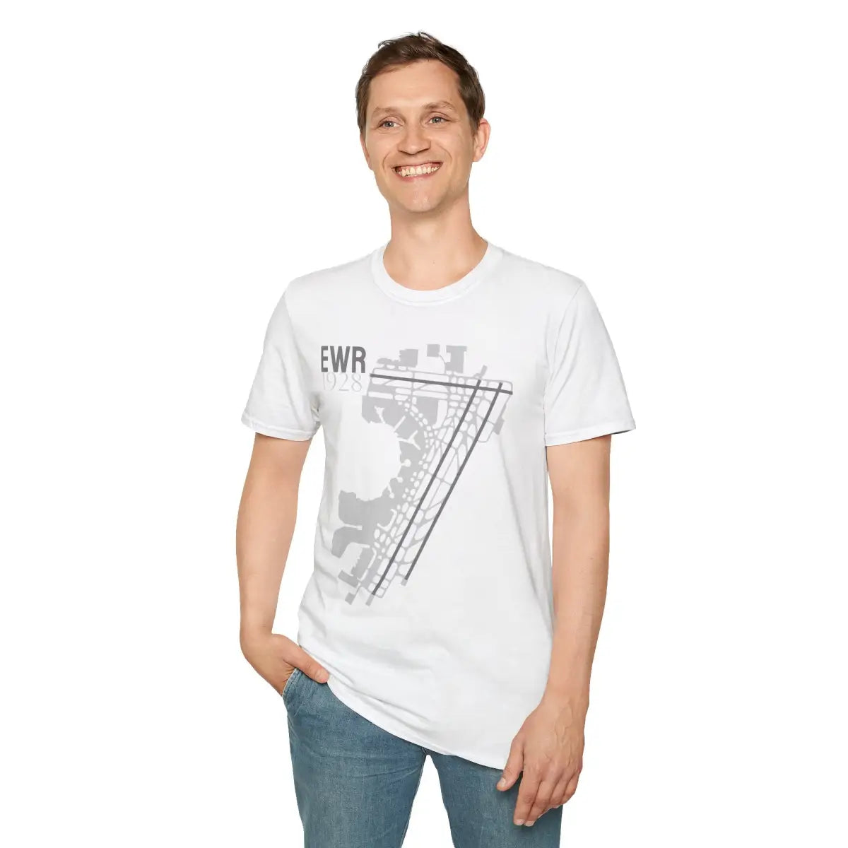 EWR Newark Liberty International 1928 - Tee - T-Shirt - Gifts for pilots - Aviation apparel