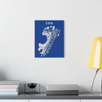 EWR - Newark Liberty International Acrylic Print - Home Decor - Pilot gifts - WWII warbird t-shirt