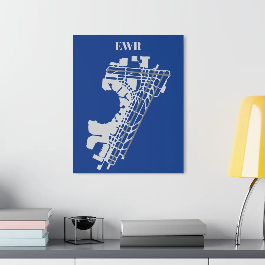 EWR - Newark Liberty International Acrylic Print - Home Decor - Pilot gifts - WWII warbird t-shirt