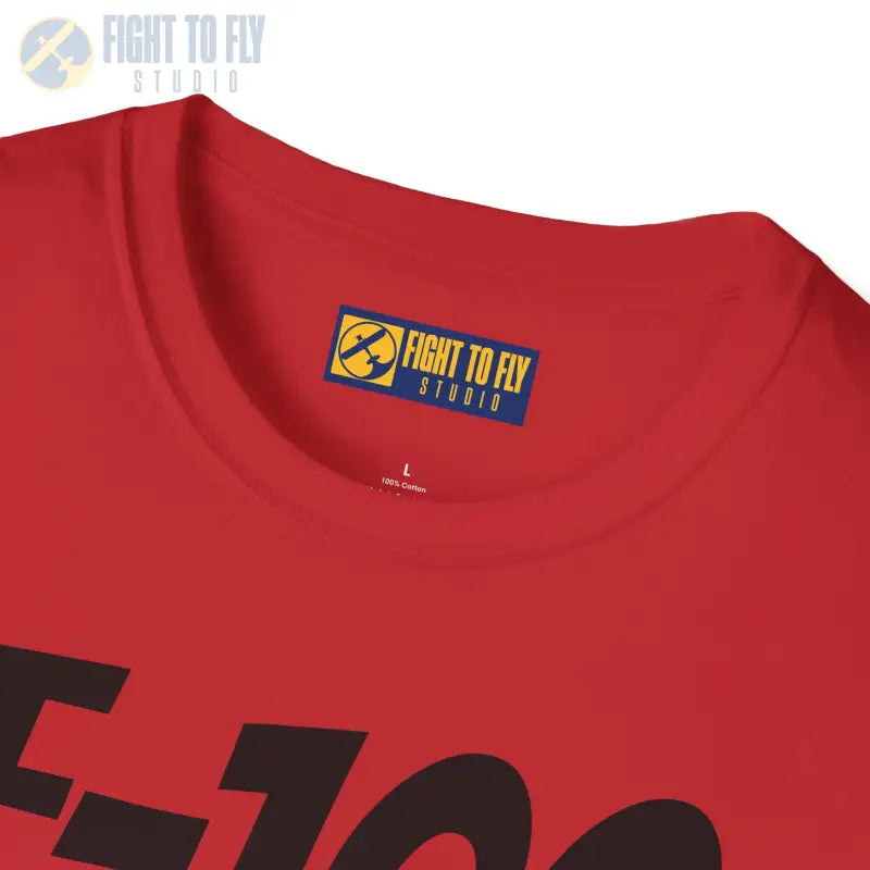 F-100 Side Profile T-Shirt – First Supersonic Fighter Tee - Pilot gifts - WWII warbird t-shirt