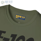 F-100 Super Sabre Side Profile T-Shirt - Pilot gifts - WWII warbird t-shirt