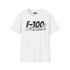 F-100 Super Sabre Side Profile T-Shirt - Pilot gifts - WWII warbird t-shirt