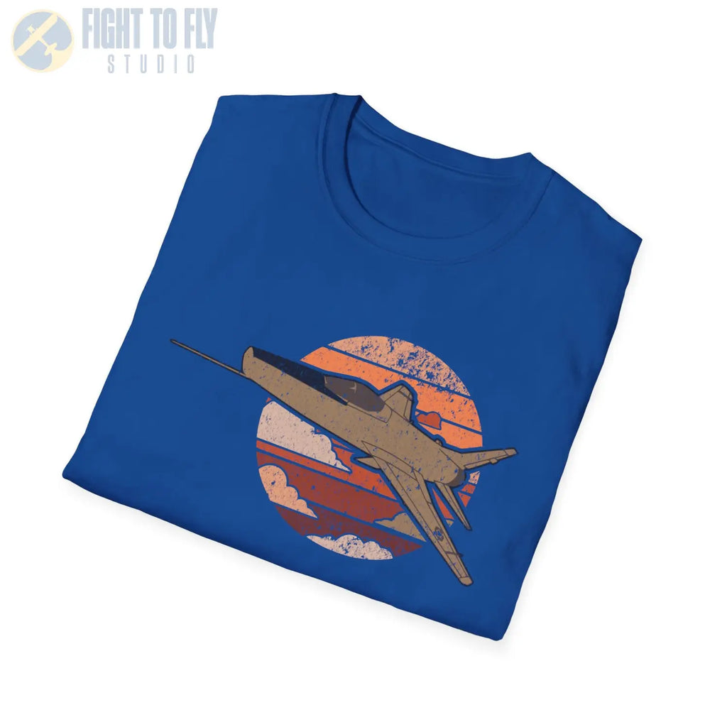 F-100 Super Sabre Retro T-Shirt - Pilot gifts - WWII warbird t-shirt