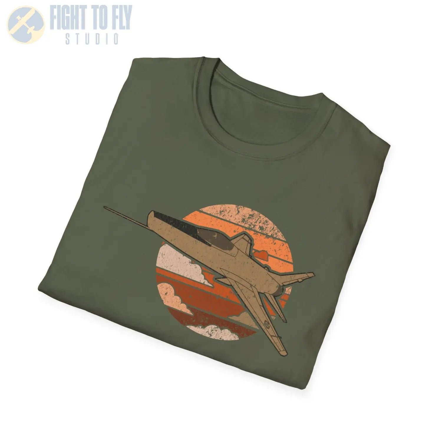 F-100 Super Sabre Retro T-Shirt - Pilot gifts - WWII warbird t-shirt