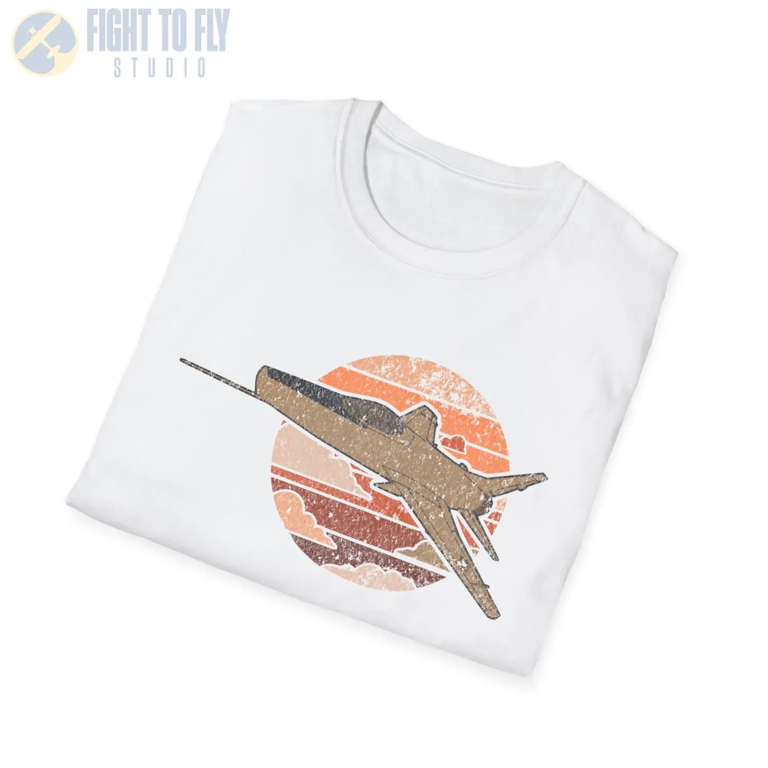 F-100 Super Sabre Retro T-Shirt - Pilot gifts - WWII warbird t-shirt