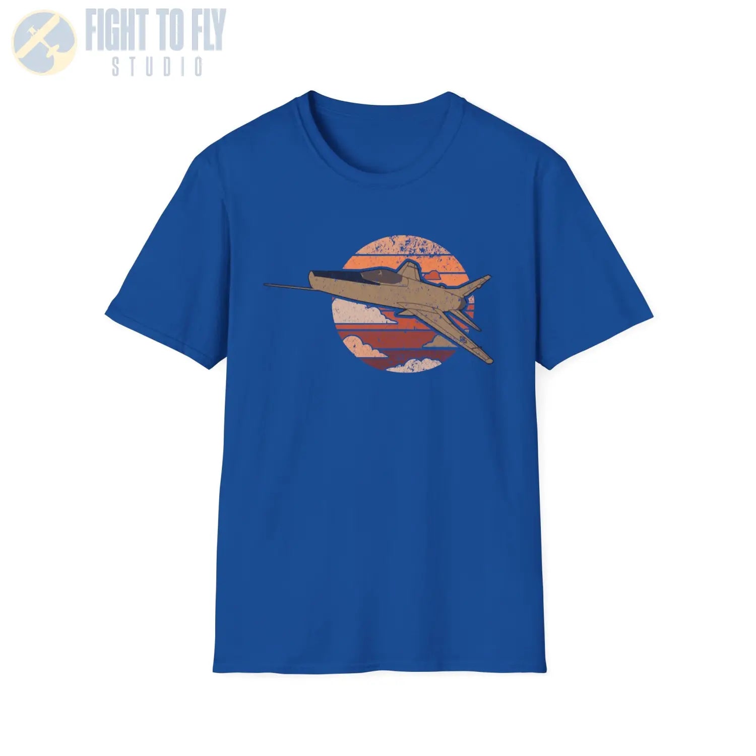 F-100 Super Sabre Retro T-Shirt - Pilot gifts - WWII warbird t-shirt