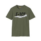 F-101 Voodoo Side Profile T-Shirt - Pilot gifts - WWII warbird t-shirt