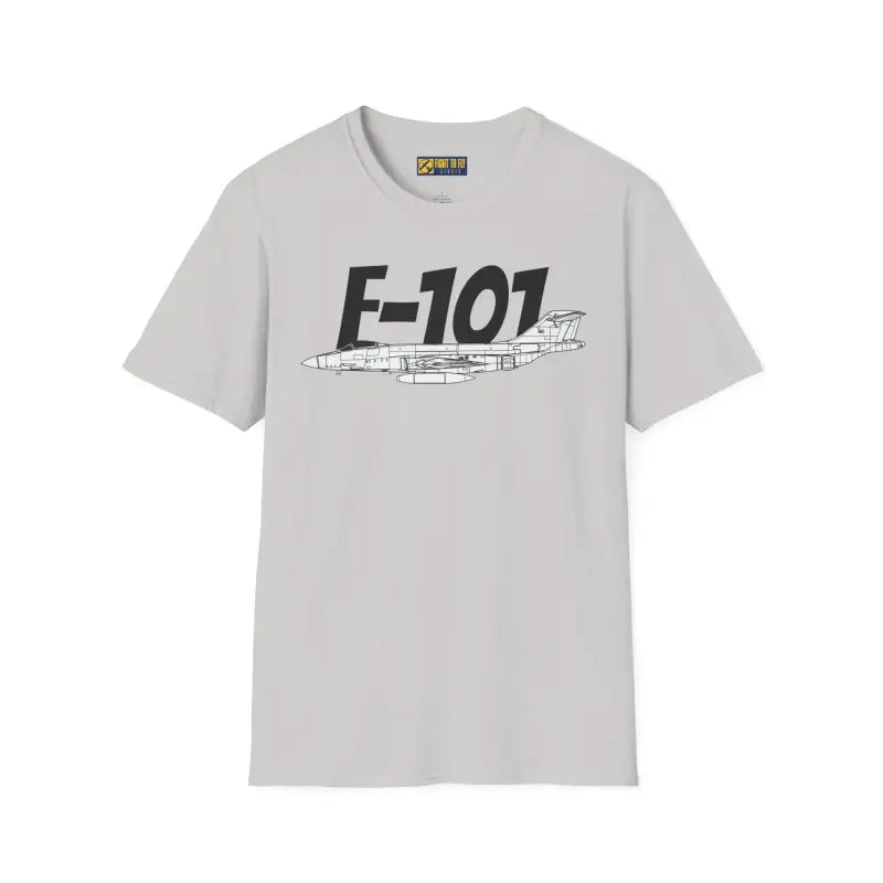 F-101 Side Profile T-Shirt – Cold War Jet Interceptor Tee - Pilot gifts - WWII warbird t-shirt
