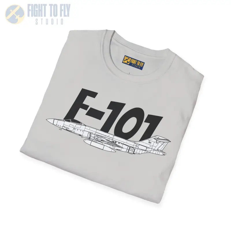 F-101 Side Profile T-Shirt – Cold War Jet Interceptor Tee - Pilot gifts - WWII warbird t-shirt