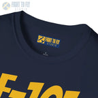F-101 Voodoo Side Profile T-Shirt - Pilot gifts - WWII warbird t-shirt