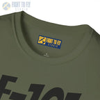 F-101 Voodoo Side Profile T-Shirt - Pilot gifts - WWII warbird t-shirt