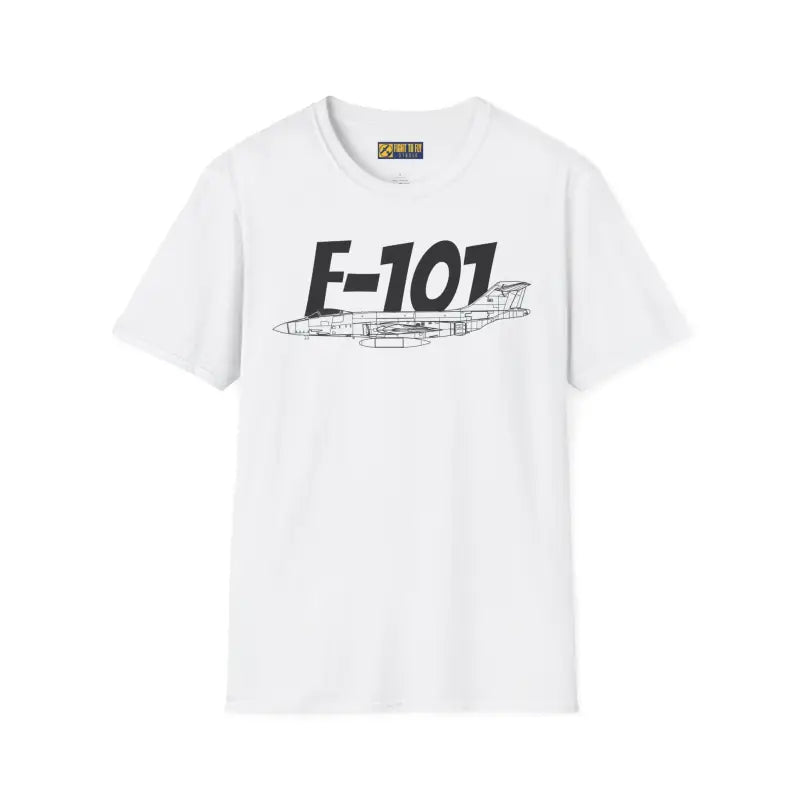 F-101 Side Profile T-Shirt – Cold War Jet Interceptor Tee - Pilot gifts - WWII warbird t-shirt