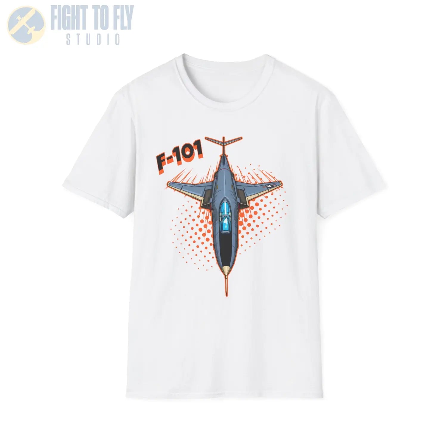 F-101 Voodoo Comic Style T-Shirt - Pilot gifts - WWII warbird t-shirt