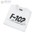F-102 Delta Dagger Side Profile T-Shirt - Pilot gifts - WWII warbird t-shirt