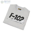 F-102 Delta Dagger Side Profile T-Shirt - Pilot gifts - WWII warbird t-shirt