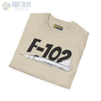 F-102 Delta Dagger Side Profile T-Shirt - Pilot gifts - WWII warbird t-shirt