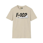 F-102 Delta Dagger Side Profile T-Shirt - Pilot gifts - WWII warbird t-shirt