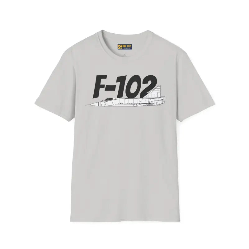 F-102 Delta Dagger Side Profile T-Shirt - Pilot gifts - WWII warbird t-shirt