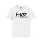 F-102 Delta Dagger Side Profile T-Shirt - Pilot gifts - WWII warbird t-shirt