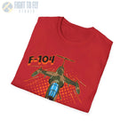 F-104G Starfighter Comic Style T-Shirt - Pilot gifts - WWII warbird t-shirt