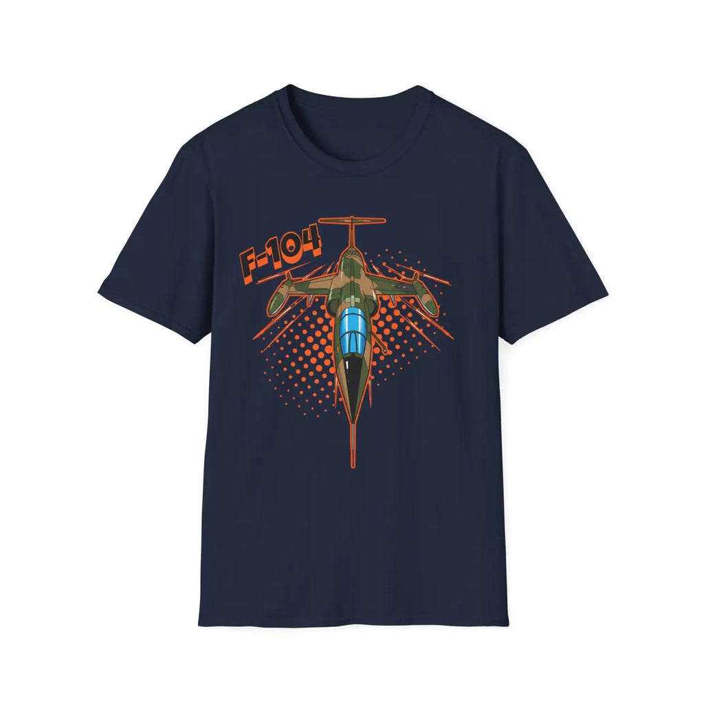 F-104G Starfighter Comic Style T-Shirt - Pilot gifts - WWII warbird t-shirt